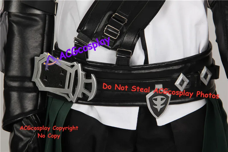 Final Fantasy xiv thancred cosplay costume include pvc prop ornaments incl boots covers acgcosplay costume