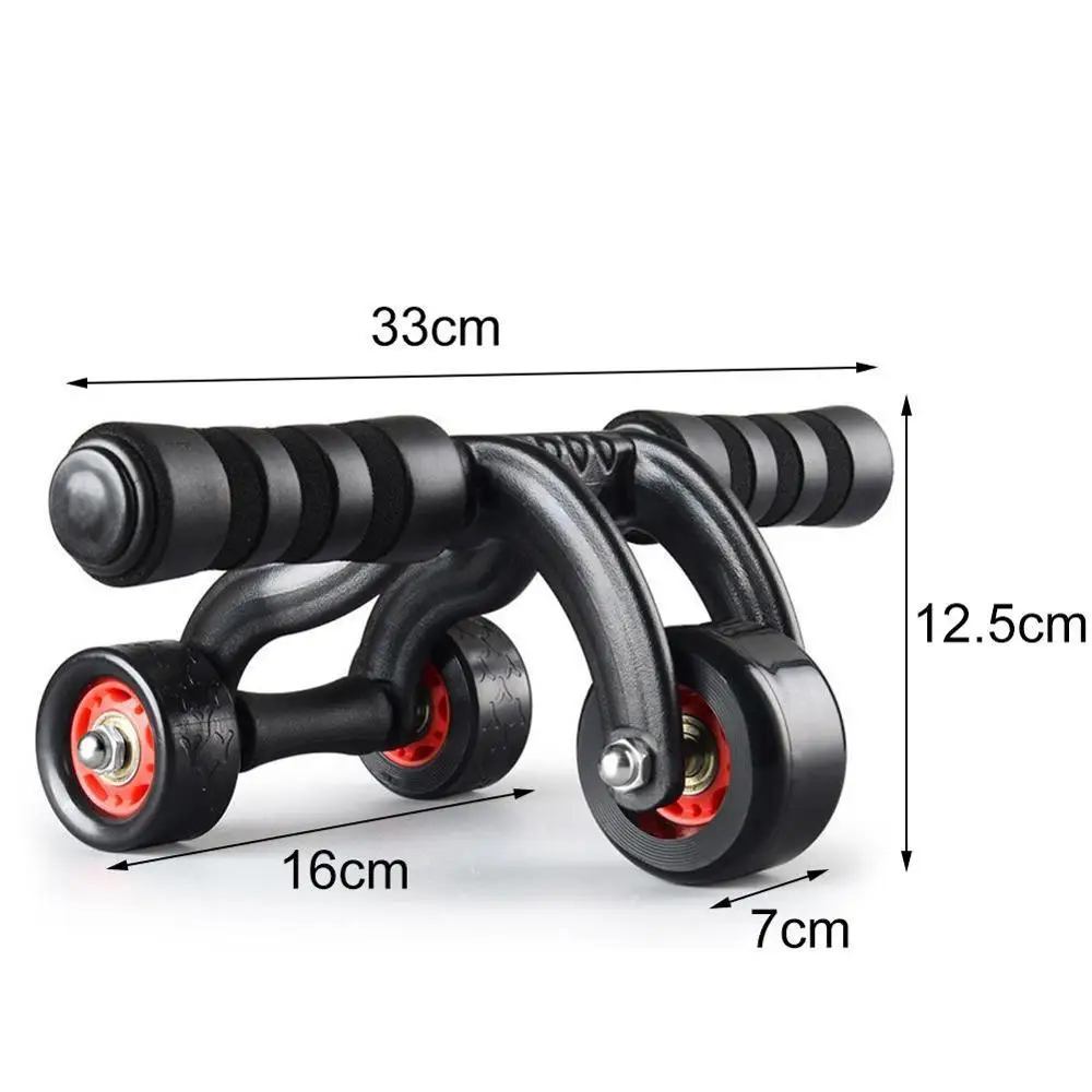 

Fitness Abdominal Wheel AB Roller With Mat Abdominal wheels Muscle 4 Training Exercise Equipment Trainer stable For Fitness N4M4