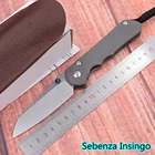 Новейший большой титановый карманный складной нож JUFULE Sebenza Insingo Mark S35vn для кухни, кемпинга, охоты