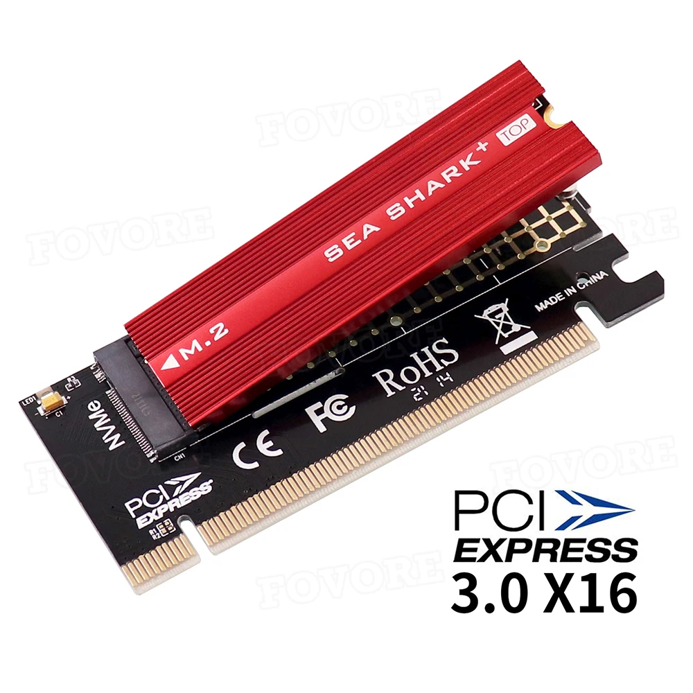 адаптер m2 m key nvme ssd pcie m 2 2230 2242 2260 2280 pci e 30 поддержк