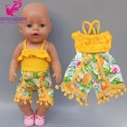 Кукольная одежда, набор для плавания, для девочек 18 дюймов, купальник для куклы