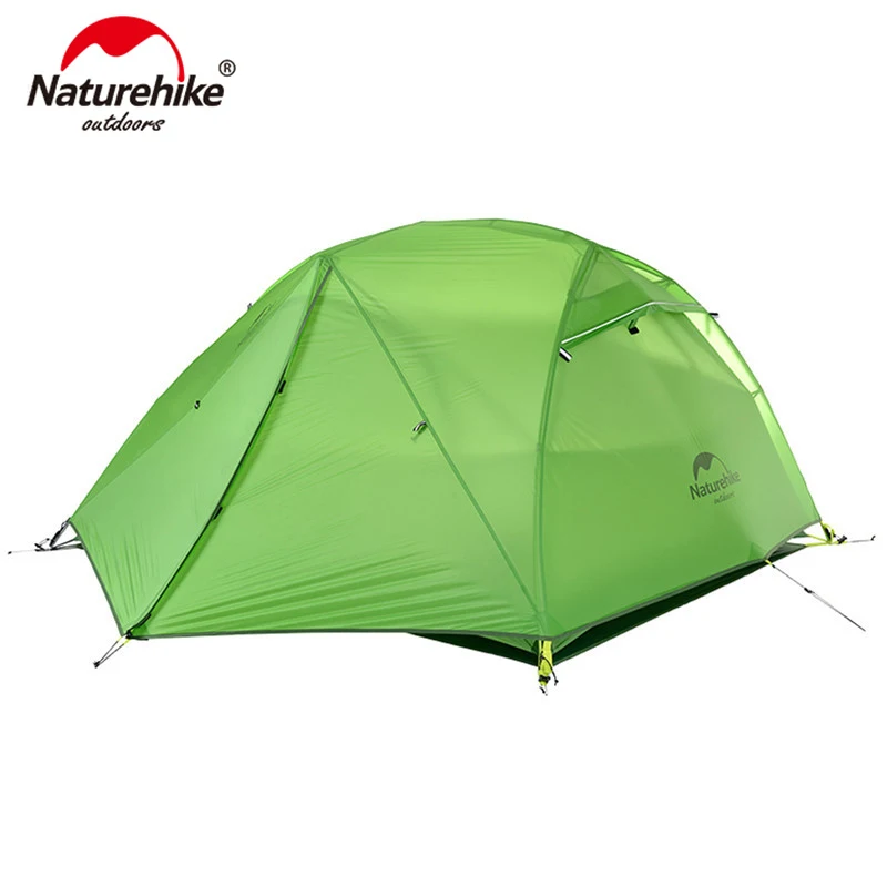 Туристическая палатка с бесплатным ковриком Naturehike сверхлегкая для 2 человек 4