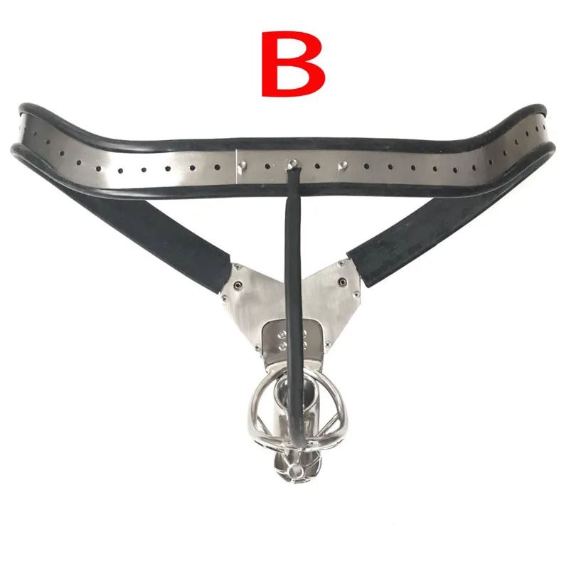 Stainless Steel Penis Chastity Device EMCC Male Belt Pants Metal BDSM Bondage Cbt Lock Cock Cage Sex Toys For Men | Красота и