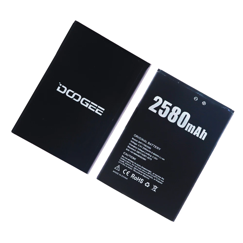 Doogee X20 BAT17582580 аккумулятор новый оригинальный doogee X20L мобильный телефон 2580mAh |