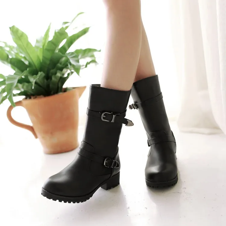 Plus Size Simple boots women woman winter shoes botas | Обувь