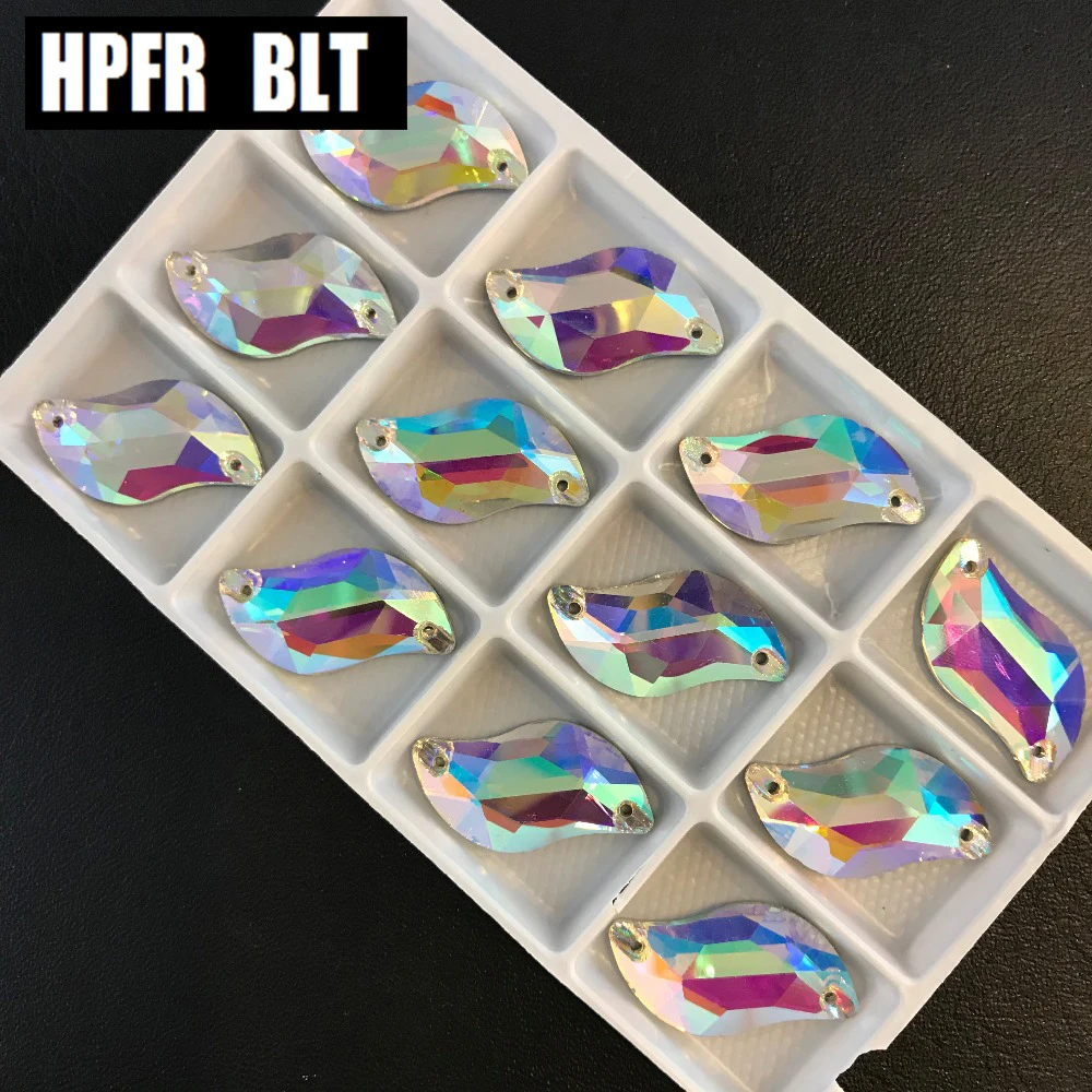 Русалка Кристалл AB форма пришивать Стразы стиль для изготовления платья