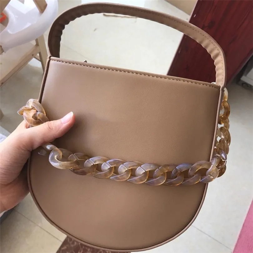 2021 New Acrylic Resin Chain Bag Strap for Handbags Women Gold Purse Chains for Plastic Bags Accessories Acrylic 60/120cm Chain