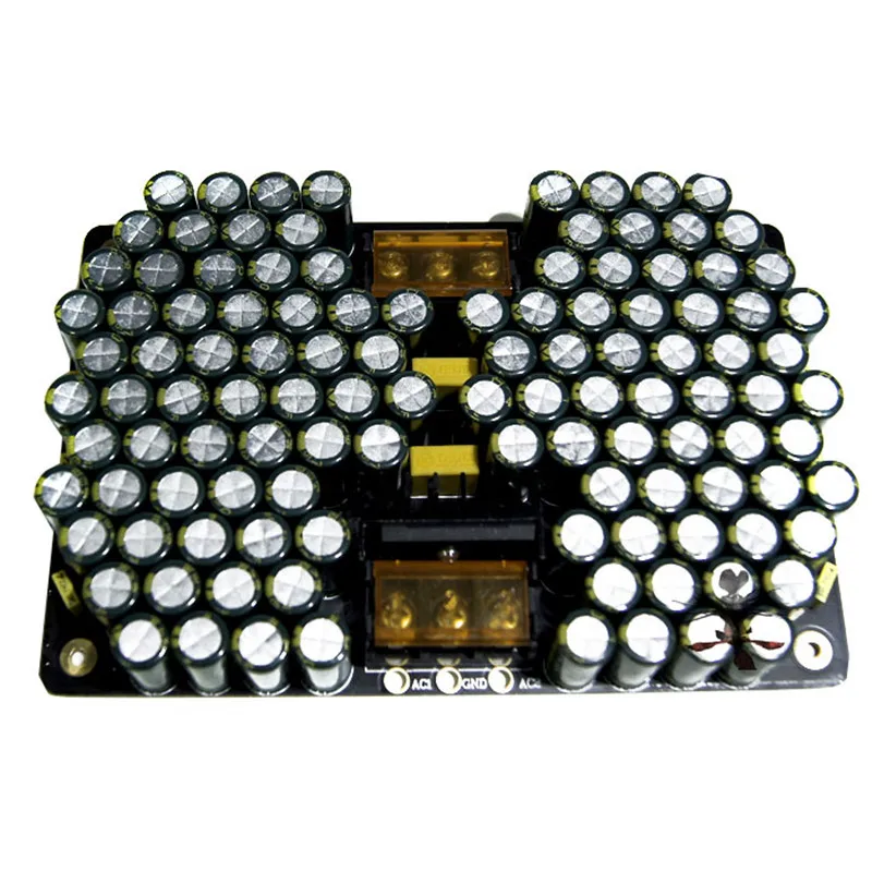 

Dual Power Filter Rectifier Filter Board 50V / 63V 25000UF*2 50000UF Parallel Low ESR Large Reservoir Large Dynamic Filter