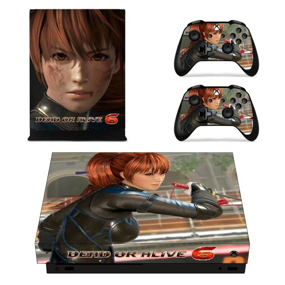 Dead or Alive 6 наклеек s для Xbox One X виниловое покрытие наклейки Стикеры one консоли
