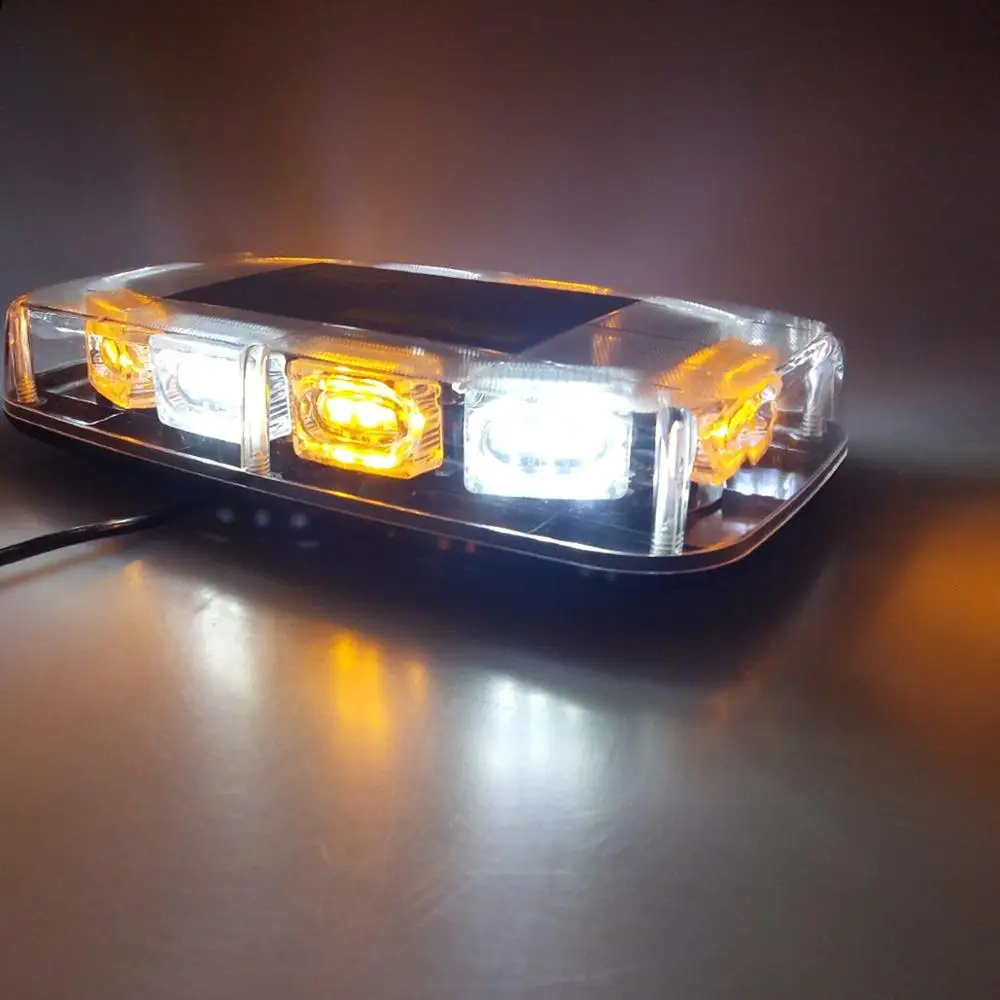 

Car Strobe Warning Light 30LED Roof Top Strobe Lights Emergency Hazard Warning Safety Flashing Strobe Light Bar for Truck Car