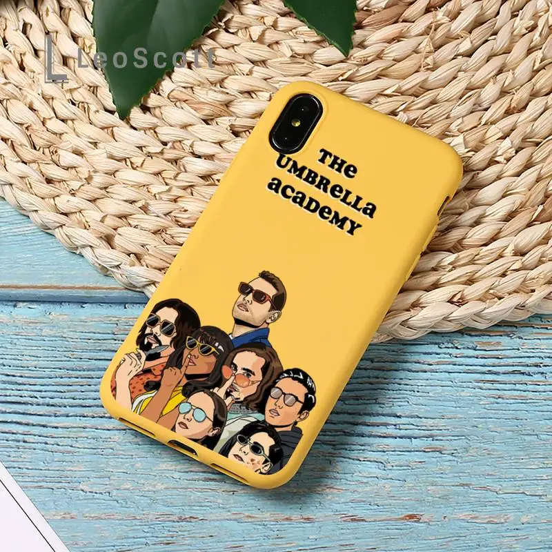 

The Umbrella Academy Phone Case Candy Color for iPhone 11 12 pro XS MAX 8 7 6 6S Plus X SE 2020 XR