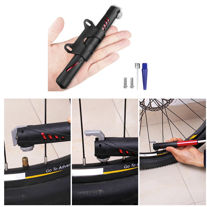 Новый алюминиевый сплав насос для горного велосипеда портативный шланг с