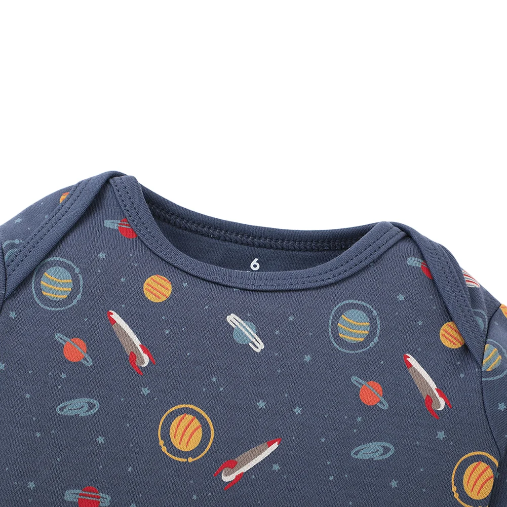 

5 Pieces Set Newborn Baby Bodysuit Cotton Infant Body Long Sleeve Newborn Boys Girls Jumpsuit Cartoon Ropa Clothes