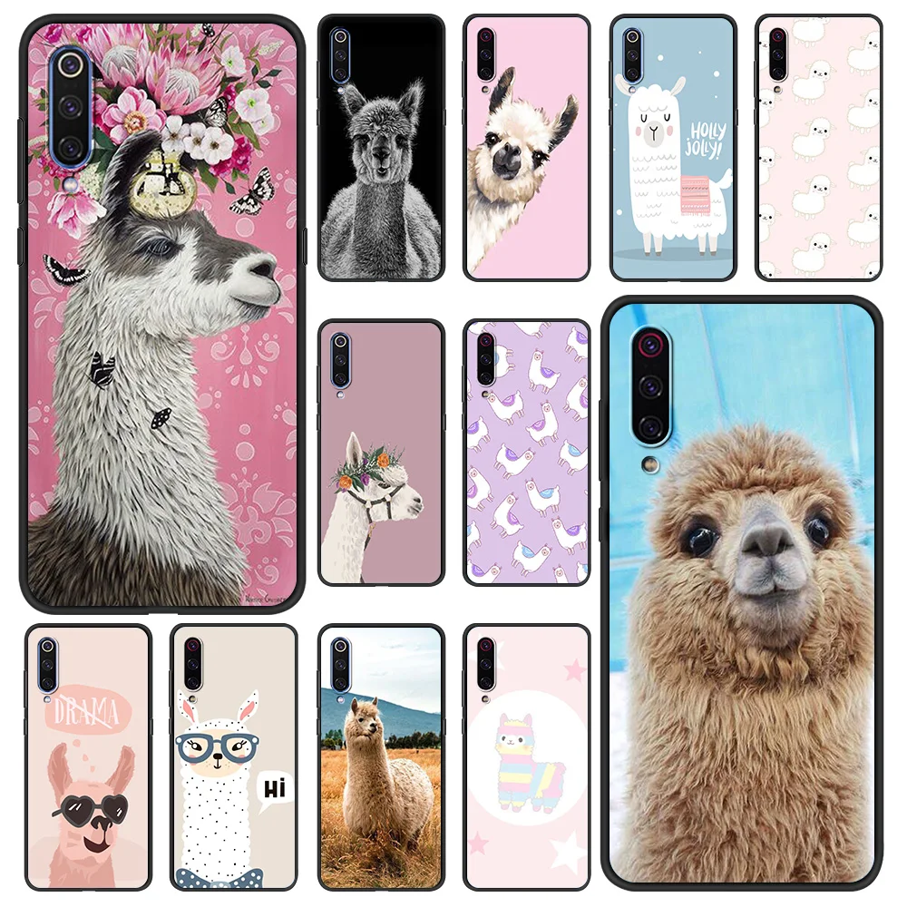 

Animal Lama Llama Alpacas Fundas Phone Case For Xiaomi Mi X3 NFC M3 Note 10 10T Pro Lite 5G 11 9T Cover Silicone Bumper Shell