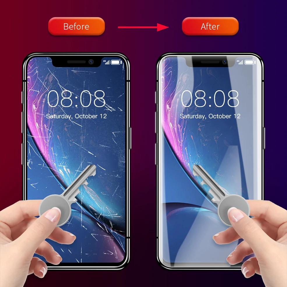 2020 новый HD для iphone 11 7 8 X стекло xs XR 6s se plus Закаленное протектор экрана | Мобильные