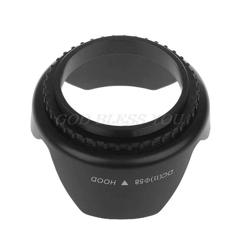 49 мм 52 55 58 62 67 72 77 винтовой цветок лепесток солнцезащитный бленда для Nikon Canon Sony Fuji