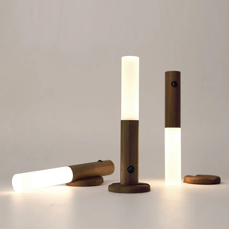 Умный разноцветное цели ночной Светильник зарядка через USB со встроенным ящиком