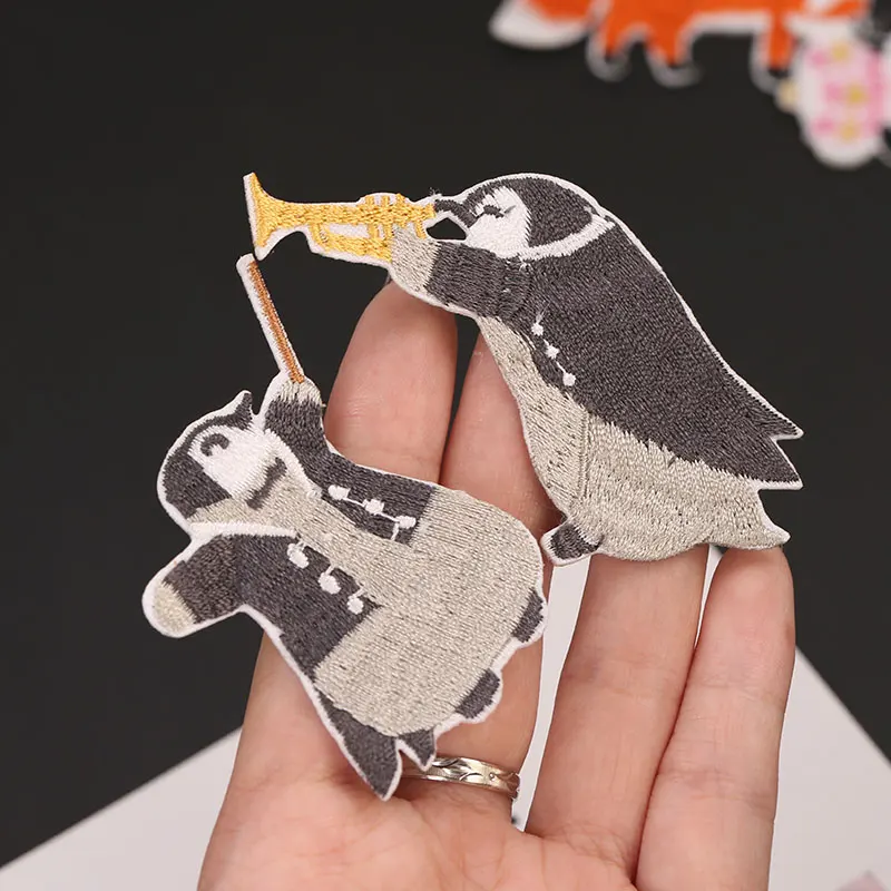 9 шт панда Амин гладильная термо наклейки вышитые нашивки на одежду значки appliuqe