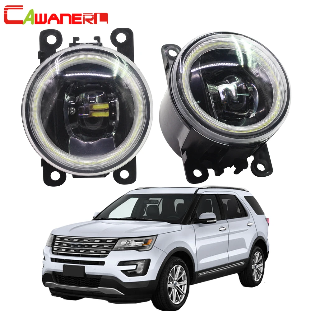 Cawanerl для Ford Explorer 2011 2012 2013 2014 Автомобильный светодиодный светильник H11 туман глаза
