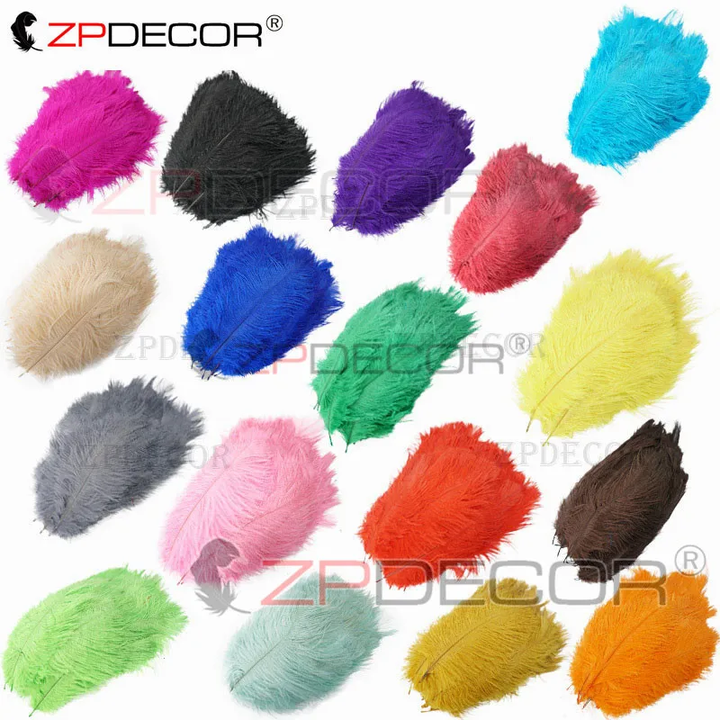 Оптовая продажа перо 15-20 см/6-8 дюймов страусиное для украшение ручной работы