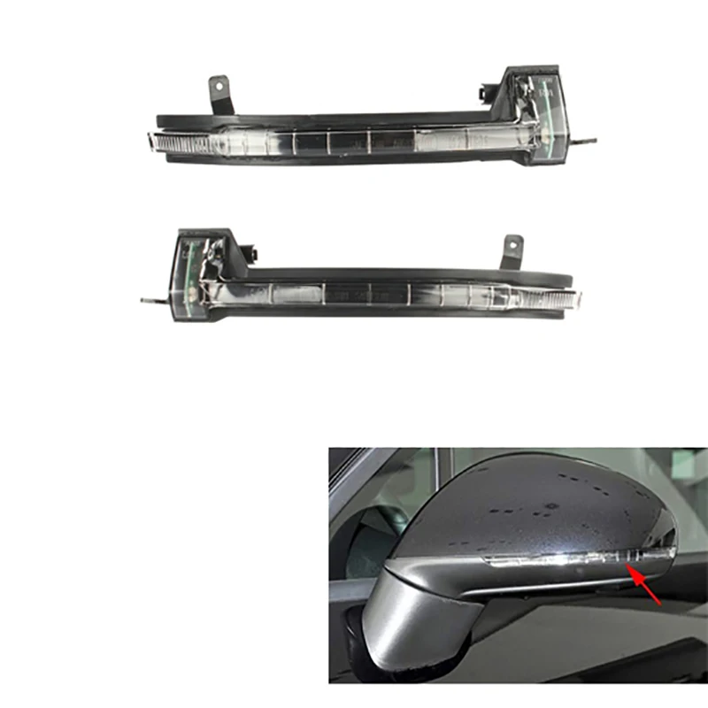 

Car LED Wing Mirror Indicator Lamp LHS Door Mirror Turn Signal Lamp for Touareg II 2010-2018 7P6949101 7P6949102
