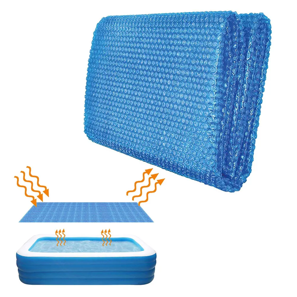 

Rectangular Pool Cover Tarpaulin Solar Swimming Pool Protection Cover Heat Insulation Film For Indoor Outdoor Pool Accessories