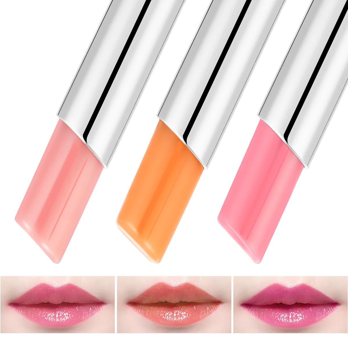 

Maycreate Temperature Change Lipstick Moisturizing Long-Lasting Waterproof Non-fading Lip Balm