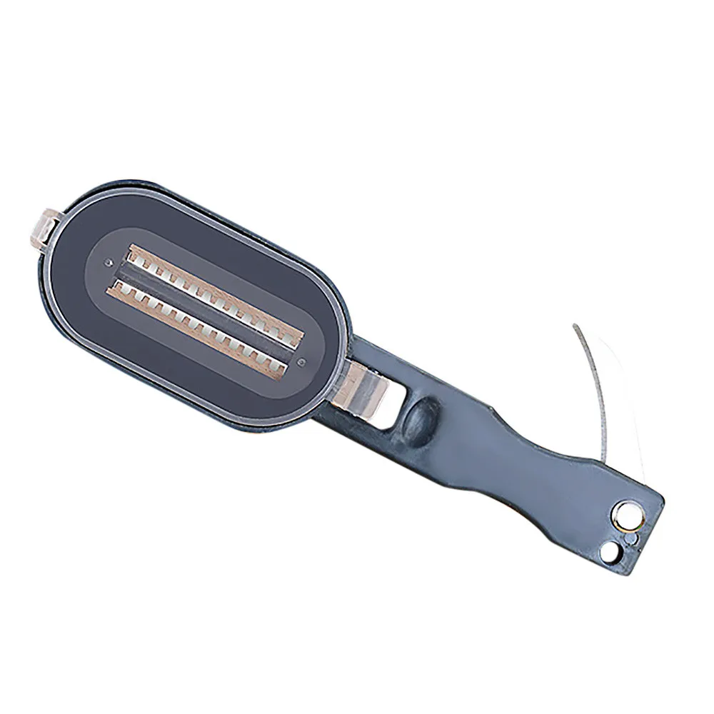 

Plastic Fishing Scale Brush Built-in Fish Cutter Fish Skin Brush Scraping Fast Remove Fish Knife Cleaning Scaler Scraper N50