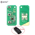 KEYYOU 10x433 МГц 3 кнопки дистанционный ключ цепь электронная плата для Ford Fusion Focus Mondeo Fiesta Galaxy HU101 лезвие транспортное средство