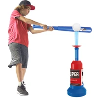 kid baseball toy with ejection device retractable storage design outdoor sports game