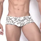 Купальный костюм мужской Push Pad, с принтом, с низкой талией, быстросохнущая пляжная одежда