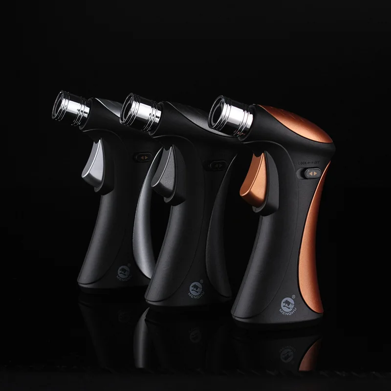 Металлическая зажигалка распылитель надувная ветрозащитная газовая фонарь с