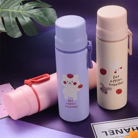 vacuum flask 304 stainless steel water cup portable creative student portable cup with lid girl gift cute pattern