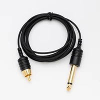 6ft ez iwork tattoo clip cord lightweight thin soft silicone cable for tattoo machine power supply rca jack connector