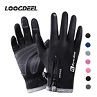 Свободные теплые лыжные перчатки, Нескользящие велосипедные перчатки с пальцами для сенсорного экрана, водонепроницаемые ветрозащитные лыжные перчатки для мужчин и женщин