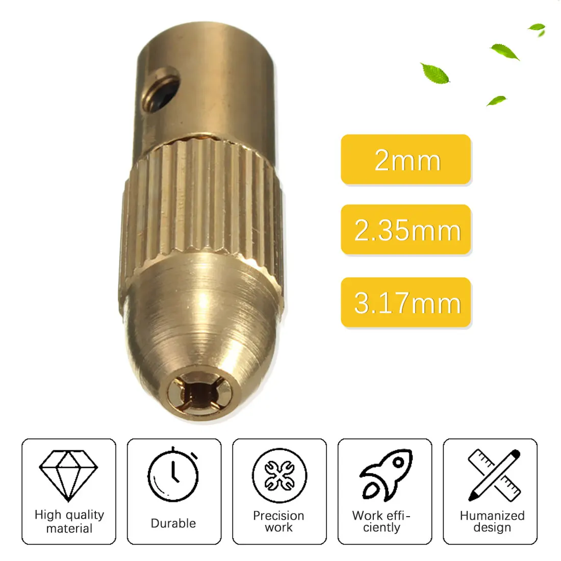 

7PCS /lot 0.5-3mm Drill Chuck Collet Set Quick Chuck Set for Mini Tools Copper Drill Folder Copper Cap Drill Collet Tool