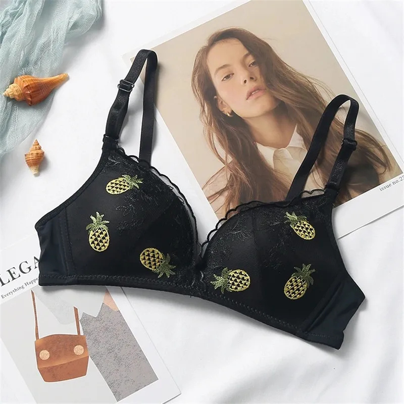 

Sexy Brassiere A B Cup Bras for Women Push Up Lingerie Seamless Lace Bra Wire Free Bralette Backless Intimates Female Underwear