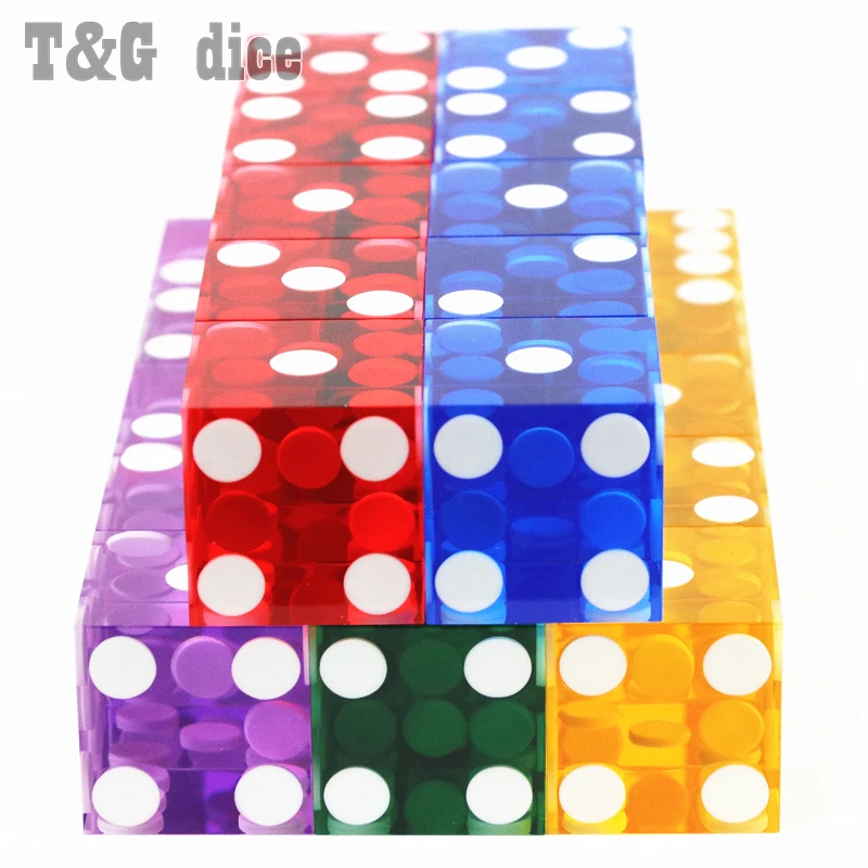 1 шт T & G кости высокое качество акриловые прозрачные питьевые для настольной игры