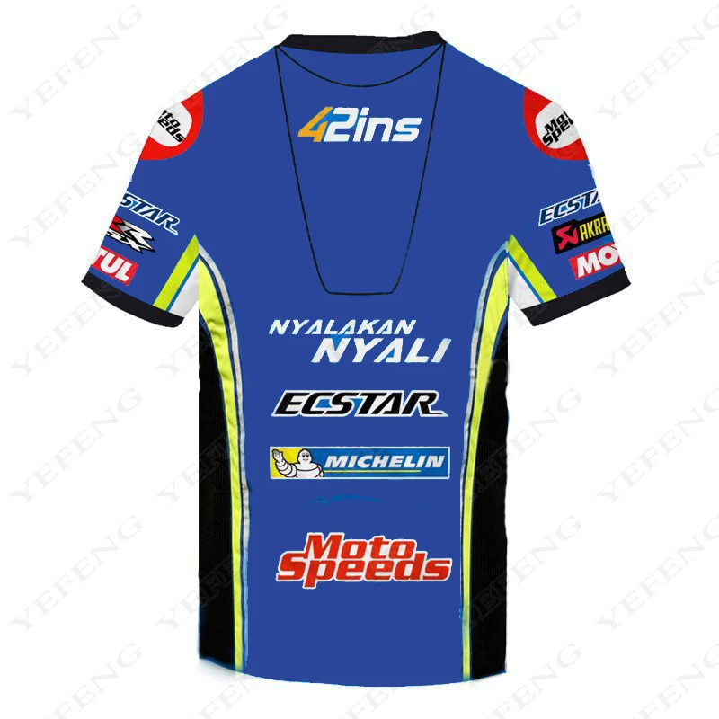 

NEW MOTO GP For SUZUKI GSX Racing Team Riding Racing Sports T-Shirt New No fading Knigh