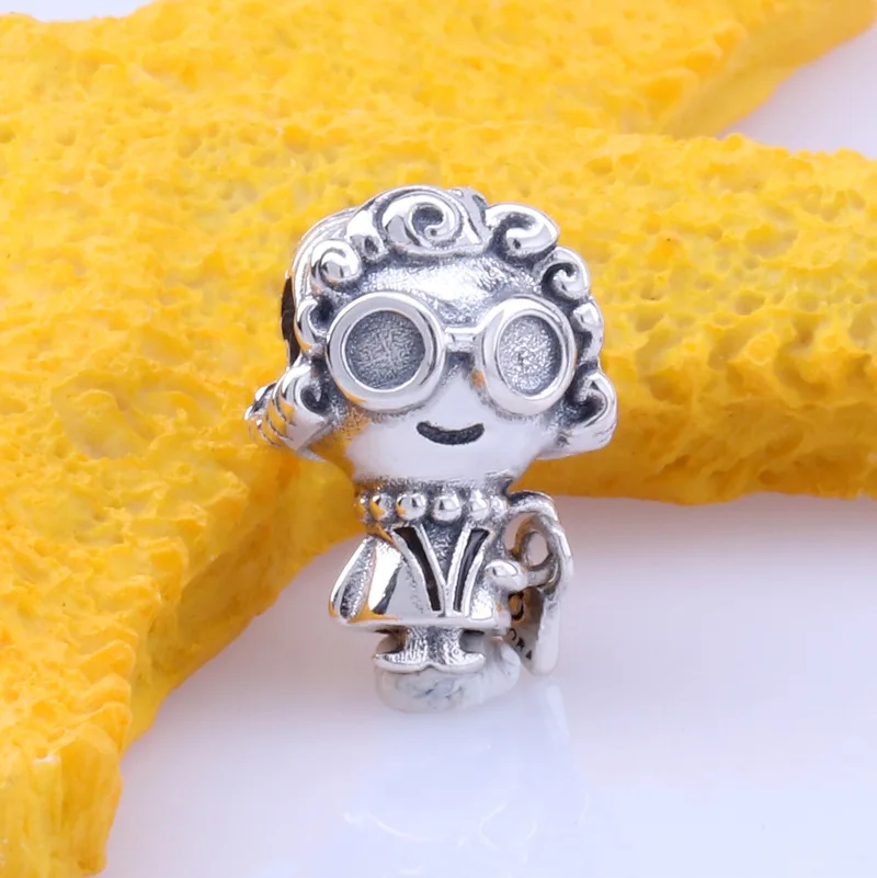 

Claudia Authentic 925 sterling silver Fashionable Granny beads Fit Original Charms Bracelet Necklace DIY Jewelry Making