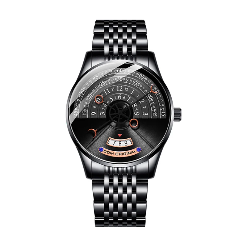 Оригинальные мужские часы DOM 2020 механические Мужские Роскошные из нержавеющей