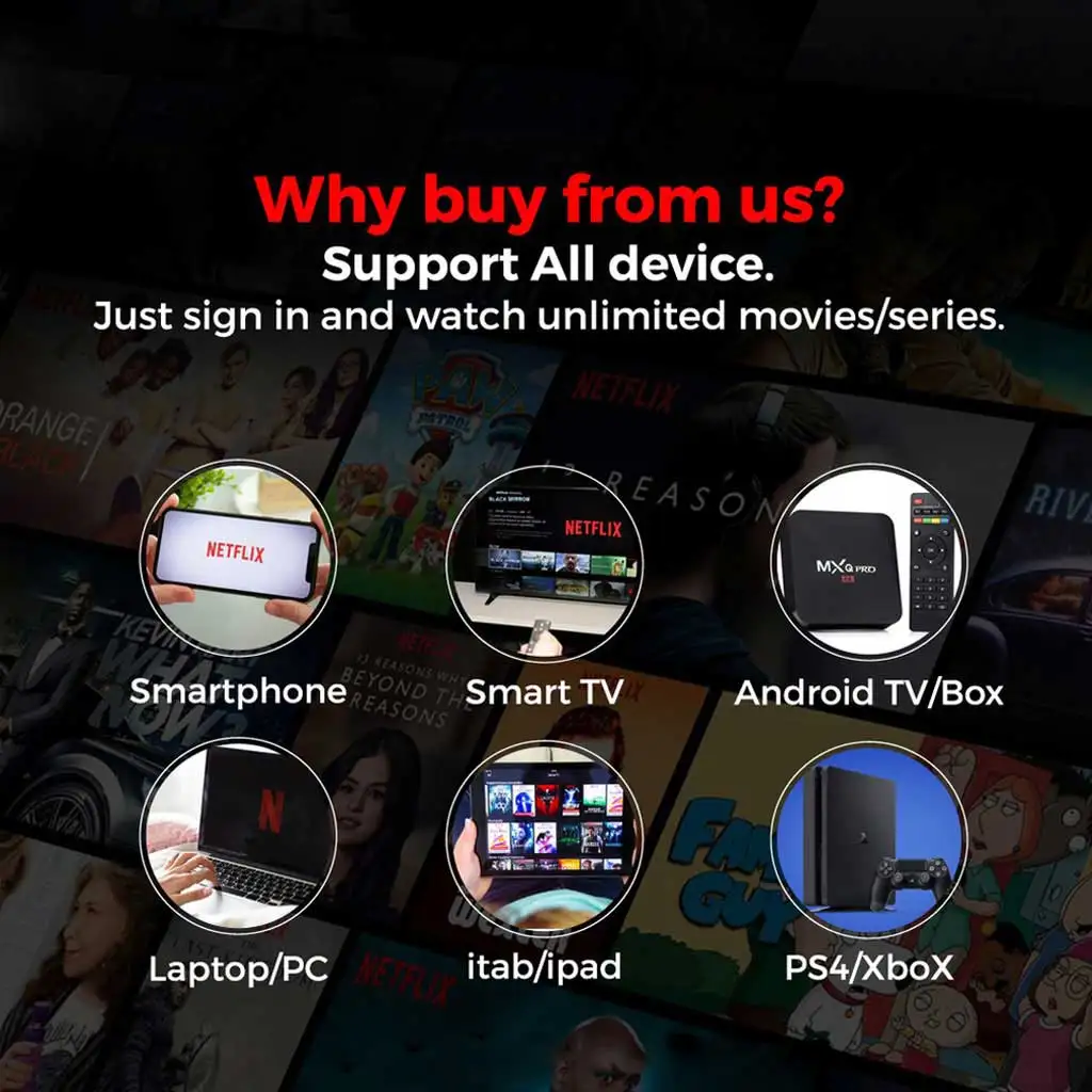 global works new eu netflixe france spain germany italy official best plan choice free global shipping