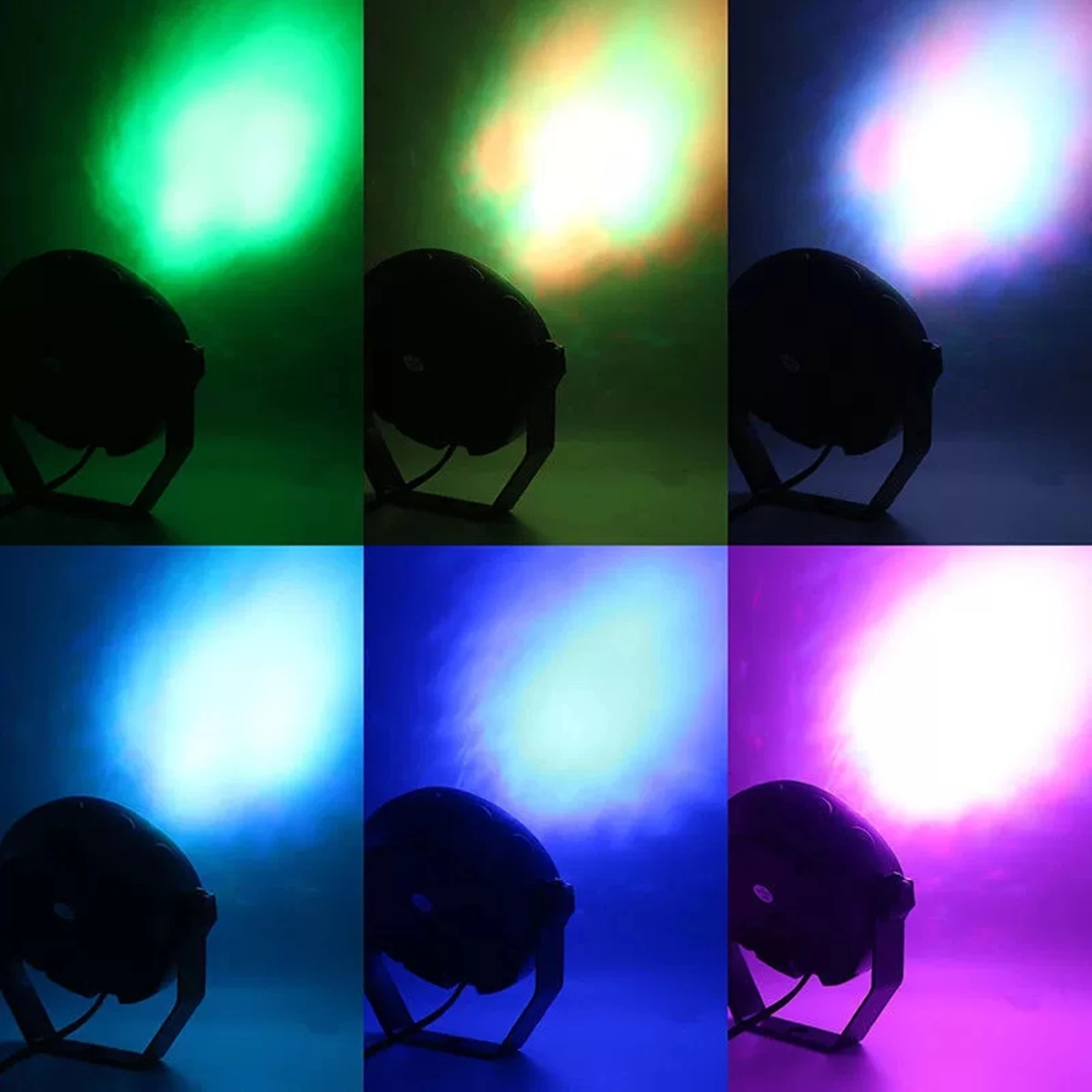 18 Вт мини Par Светильник СВЕТОДИОДНЫЙ сценический светильник шесть RGB Портативный