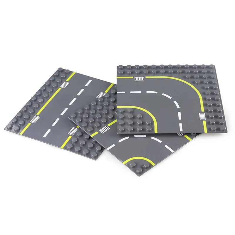 

38.5*38.5cm Big Bricks Base Plate 24*24 Dots Duploe Baseplate Building Blocks Floor Toys DIY Compatible Green Board