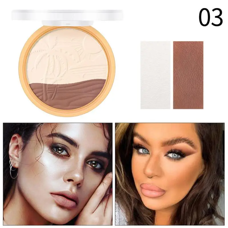 

Concealer Pressed Powder Multicolor Long-lasting Oil Control Waterproof Non-drying Matte Trimming Loose Powder Pan