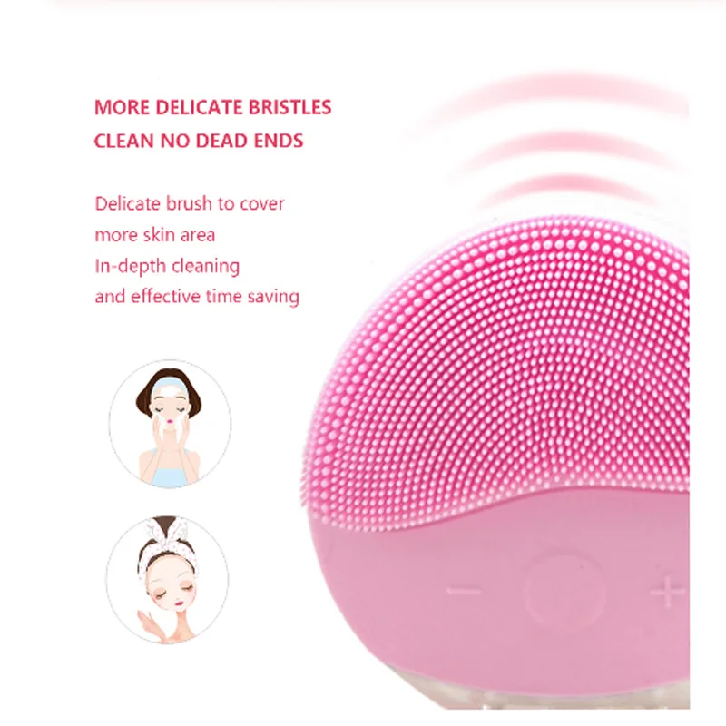Powerd Очищающая щетка для лица foreo Silicone Sonic Cleaner Глубокая чистка пор