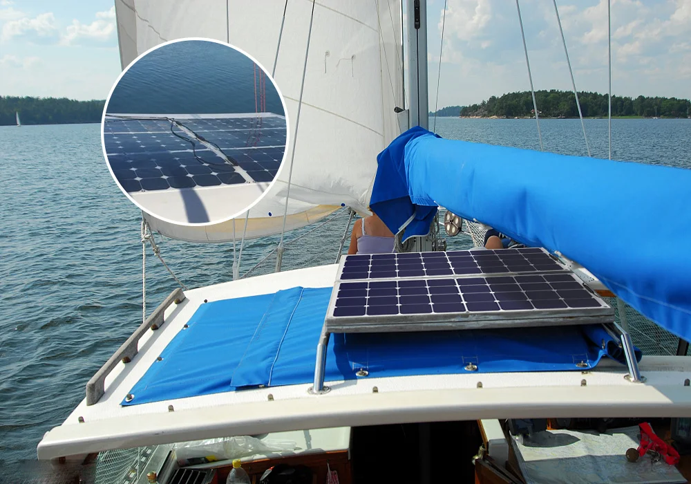 Монокристаллическая солнечная панель ALLPOWERS 100 Вт высокоэффективный комплект