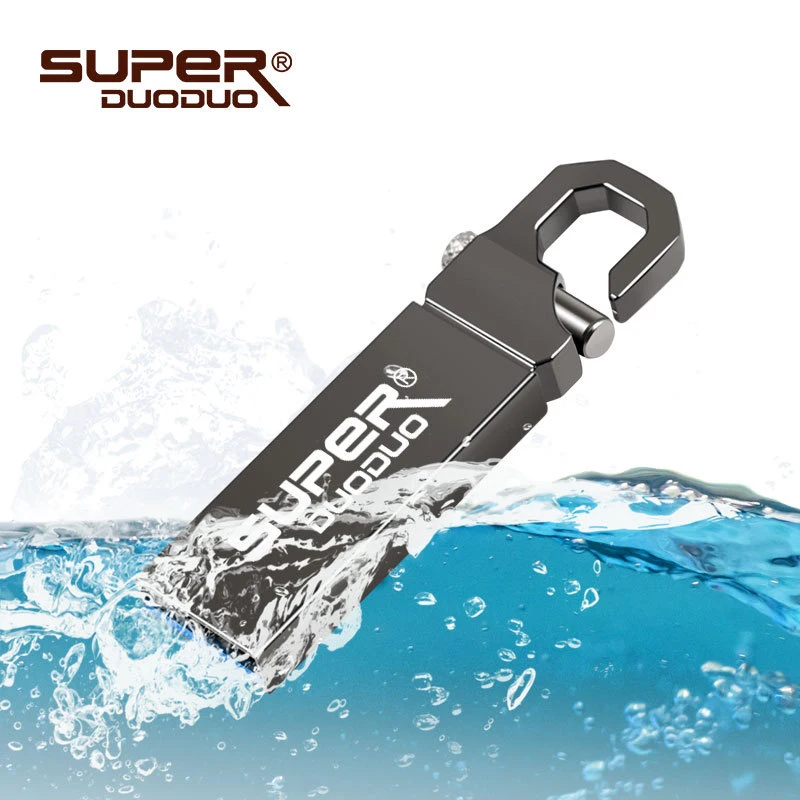 USB 2 0 Версия 32G высокоскоростной флеш накопитель водонепроницаемый металлический