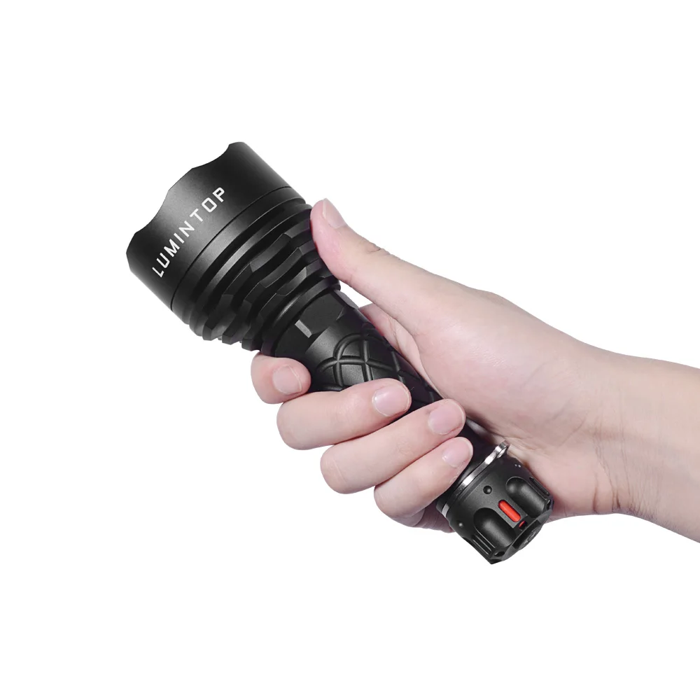 Лазерный фонарик Lumintop Thor III LEP дальность 2500 м суперъяркий зажигалка с батареей 21700