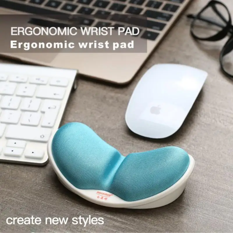 

Ergonomic Mouse Pad Sovawin G80 Silicon Gel Non-slip Streamline Wrist Rest Support Mat Computer Mousepad for Office Gaming PC